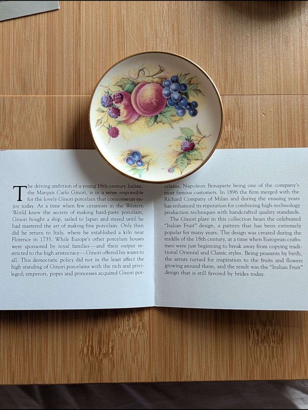 Vtg Mini Plate - Picture 4 of 7
